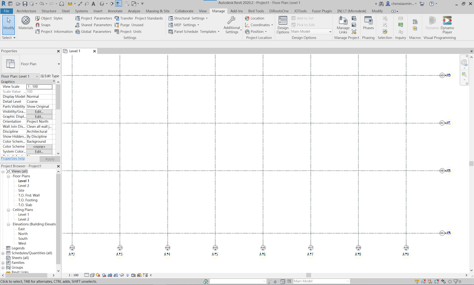 Create Grid from CAD - HKBIMer